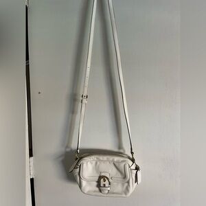 Crossbody white coach bag